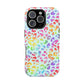 Bespattered Facade Bright Rainbow Leopard Impact-Resistant Case