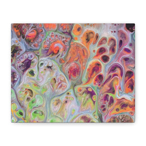 Bespattered Facade Dragon Scales Stretched Matte Canvas Art Prints | Multiple Sizes