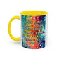 Bespattered Facade Tuesdays Can Go Fuck Themselves Colorful Rainbow Mugs | Eight Colors | 11oz or 15oz
