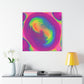 Bespattered Facade Fluid Art Abstract Painting Stretched Matte Canvas Art Prints | Multiple Sizes