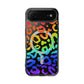 Bespattered Facade Watercolor Rainbow Leopard MagSafe Clear Impact Case
