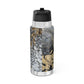 Bespattered Facade You're Golden Insulated Gator Flip-Top Stainless-Steel Tumbler 32oz