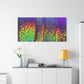 Bespattered Facade Neon Lava Stretched Matte Canvas Art Prints | Multiple Sizes