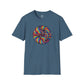 Bespattered Facade Rainbow Swirl Unisex Softstyle T-Shirt