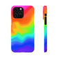 Bespattered Facade Rainbow Heat Map Snap Case