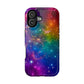 Bespattered Facade Rainbow Universe Impact-Resistant Case