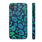 Bespattered Facade Emerald Leopard Snap Case
