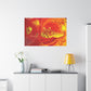Bespattered Facade Flamin' Hot Stretched Matte Canvas Art Prints | Multiple Sizes