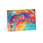 Bespattered Facade Rainbow Galaxy Greeting Cards | Sets of 1, 10, 30, or 50