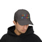 Childless Dog Dude Rainbow Embroidered Classic Cap (10 Hat Colors)