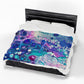 Bespattered Facade Galaxy Velveteen Plush Blanket | 3 Sizes