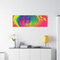 Bespattered Facade Fluid Art Abstract Painting Stretched Matte Canvas Art Prints | Multiple Sizes