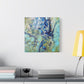 Bespattered Facade Fluid Art Abstract Painting Stretched Matte Canvas Art Prints | Multiple Sizes