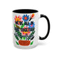 "We're All In This Together..." Rainbow Flowers Mug | Eight Colors | 11oz or 15oz