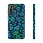 Bespattered Facade Emerald Leopard Impact-Resistant Case