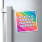 Bespattered Facade "My Body Is a Machine that Makes Headaches" Refrigerator Magnet
