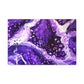 Bespattered Facade Purple Haze Stretched Matte Canvas Art Prints | Multiple Sizes