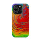 Bespattered Facade Rainbow Vortex Impact-Resistant Case