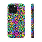 Bespattered Facade Candy Coated Neon Leopard MagSafe Tough Case