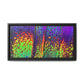 Bespattered Facade Neon Lava Framed Canvas Art Print | 3 Frame Colors | Multiple Sizes