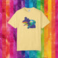 Bespattered Facade Rainbow Ally Gator Colorful LGBTQ+ Pride Premium Unisex Comfort Colors Garment Dyed 100% Cotton T-Shirt