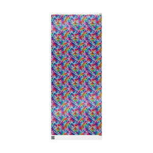 Bespattered Facade Colorful Animal Print Wrapping Paper | Three Sizes | Glossy or Matte