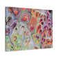 Bespattered Facade Dragon Scales Stretched Matte Canvas Art Prints | Multiple Sizes