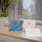 Bespattered Facade Blue Marble Greeting Cards | Sets of 1, 10, 30, or 50