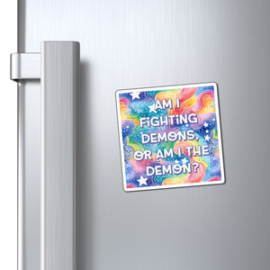 Bespattered Facade "Fighting Demons" Refrigerator Magnet