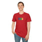 Bespattered Facade Everyone's Favorite Word Rainbow Seaside Unisex Softstyle T-Shirt