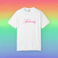Bespattered Facade Fancy Pink Indoorsy Colorful Premium Unisex Comfort Colors Garment Dyed 100% Cotton T-Shirt