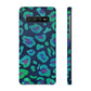 Bespattered Facade Emerald Leopard Snap Case