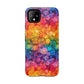 Bespattered Facade Rainbow Ink Circles Tough Case