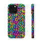 Bespattered Facade Candy Coated Neon Leopard MagSafe Tough Case