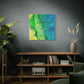 Bespattered Facade Resin Petri Macro Photograph Stretched Matte Canvas Art Prints | Multiple Sizes