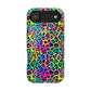 Bespattered Facade Candy Coated Neon Leopard Impact-Resistant Case