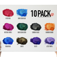 10 Color Pigment Powder Variety Pack Set A