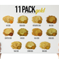 11 Color Golds Powder Variety Pack Set