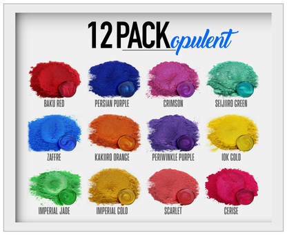 12 Color Opulent High Quality Powder Variety Pack Set Q