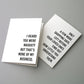 Sarcastic Christmas Greeting Cards, Set of 24