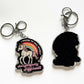 I Prefer To Call Myself Delightfully Difficult Glitter Keychain