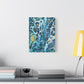 Bespattered Facade Fluid Art Abstract Painting Stretched Matte Canvas Art Prints | Multiple Sizes