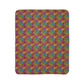 Bespattered Facade Neon Leopard Vibrant Fleece Sherpa Blanket | 2 Colors & Sizes