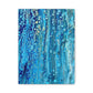 Bespattered Facade Fluid Art Abstract Painting Stretched Matte Canvas Art Prints | Multiple Sizes