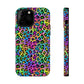 Bespattered Facade Candy Coated Neon Leopard Impact-Resistant Case