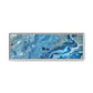 Bespattered Facade Blue Marble Framed Canvas Art Print | 3 Frame Colors | Multiple Sizes