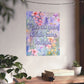 Bespattered Facade May All Your Delulu Come Trululu Pastel Floral Giclée Archival Matte Paper Prints