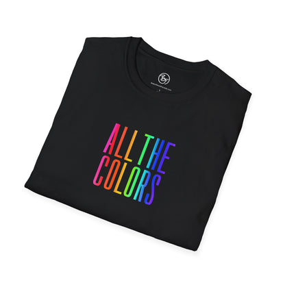 Bespattered Facade All the Colors Unisex Softstyle T-Shirt