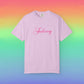 Bespattered Facade Fancy Pink Indoorsy Colorful Premium Unisex Comfort Colors Garment Dyed 100% Cotton T-Shirt