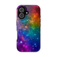 Bespattered Facade Rainbow Universe Impact-Resistant Case